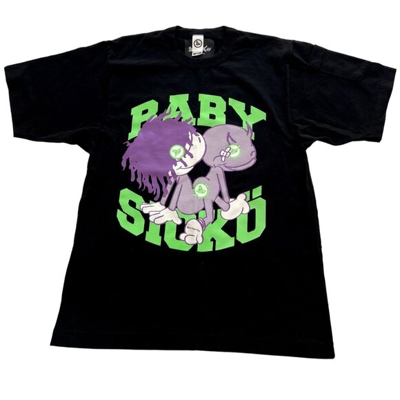 Sicko Baby Sicko Tee in Black - Picture 1 of 4